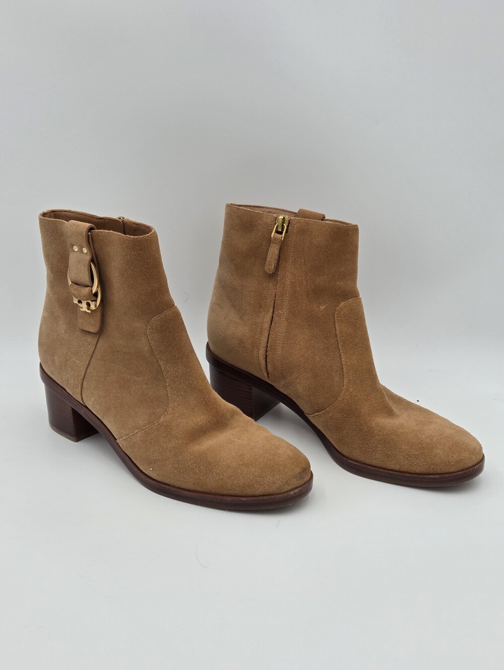 Tory Burch Marsden Suede Booties Size 9